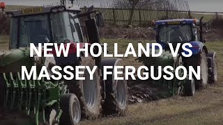 New Holland vs Massey Ferguson Tractor Test [upl. by Eeluj750]