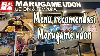 MENU REKOMENDASI MARUGAME UDON  REVIEW JUJUR [upl. by Anirahs]