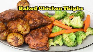 Baked Chicken Thighs😋👌  Easy Dinner Recipe thefreshplate06 [upl. by Leopold]