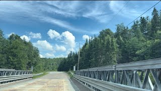 Salt Springs to West River Station  Requested Drive  Exploring Nova Scotia Back Roads [upl. by Yenalem]