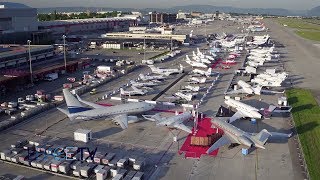 EBACE2017 Static Display Showcases the Latest Aircraft [upl. by Netsrejk349]