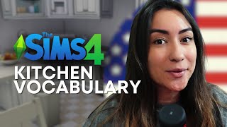 INGLÊS com THE SIMS  Vocabulário de COZINHA em INGLÊS [upl. by Yurik439]