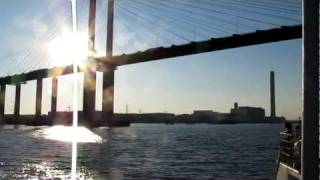 Sailing Past Coalhouse Point And Tilbury Docks [upl. by Etnovaj]