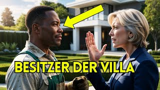 Kunde beleidigt schwarzen Gärtner und erfährt dann dass dieser der Besitzer der Villa ist [upl. by Woolson]