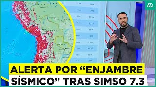 Alerta por quotenjambre sísmicoquot en norte de Chile Sismo 73 en San Pedro de Atacama [upl. by Chappelka443]