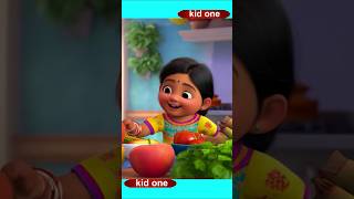 Fruits and vegetables namestelugu nursery rhymeskid one kidone9shorts trending youtubeshorts [upl. by Janet754]