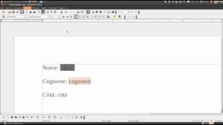 LibreOffice Writer  Creare un Modulo Digitale da COMPILARE e STAMPARE HD [upl. by Maguire]