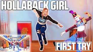 HOLLABACK GIRL  Gwen Stefani  JUST DANCE 2024  1st try REACTION [upl. by Rob800]