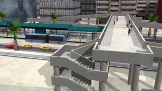 Dar Rapid Transit  BRT System 3D Simulation [upl. by Fortuna]