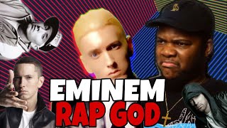 STANK FACE ACTIVATED Eminem  Rap God Explicit Official Video  REACTION [upl. by Perusse]