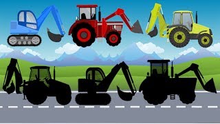 What Cabin Excavator Tractor Dump Truck amp Loader  Construction Toy Vehicles for Kids [upl. by Suoinuj]