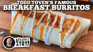 Todd Tovens Famous Breakfast Burritos  Blackstone Griddles [upl. by Nehgem]