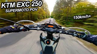 KTM EXC 250 Supermoto POV 4K [upl. by Disini250]