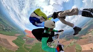 Colombia paragliding crash [upl. by Enidanreb]