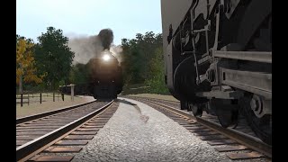 SBampGR Trainz  A Pacific and a Mallet Runby [upl. by Nagram]