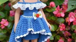 كروشيه فستان اطفال شرح مفصل للمبتدئين crochet girls dress [upl. by Gosser]