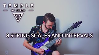 Temple of Shred  8 String Scales and Arpeggios  Guitar Lesson  EP3 [upl. by Ahcsap]