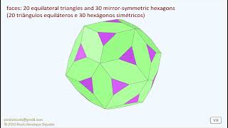 Icosaedro chanfrado  Chamfered icosahedron [upl. by Kus761]