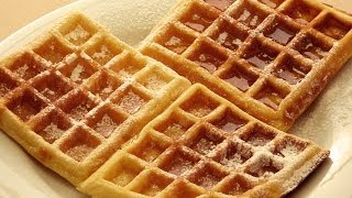 Homemade Waffle Recipe [upl. by Aynad464]