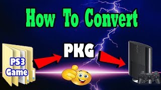 How To Convert PS3 Folder Games Into PKG Games For All HenCFW 2021 [upl. by Breskin]