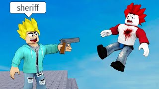 I Became SHERIFF In MURDER MYSTERY 2 In Roblox 🤠🤠Khaleel and Motu Gameplay [upl. by Arihsak]