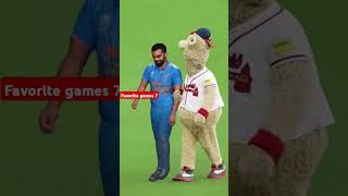 Virat Kohli entered in baseball match 😱 viralshorts cricket short [upl. by Reisman]