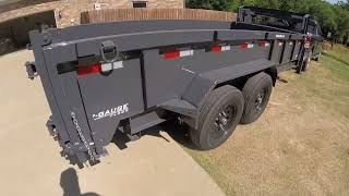 Lamar 83 x 16 Dump Trailer Model DL831627 Review [upl. by Yleme]