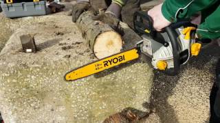 RYOBI chainsaw RCS4040CB TYPE III [upl. by Oileve]