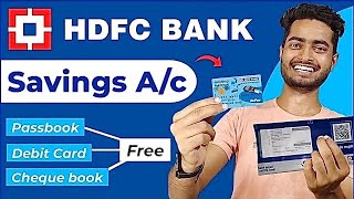 HDFC Bank Account Opening Online 2024  How to Open HDFC Bank Account Online  HDFC Bank [upl. by Prendergast]