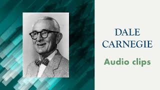 Dale Carnegie  audio clips [upl. by Htiduy279]