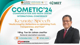 KEYNOTE SPEECH 1 MEDIA INTEGRITY REFLECTIONS ON UPHOLDING TRUTH TRANSPARENCY AND TRUST [upl. by Asserrac531]