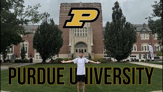 Purdue University Campus Visit School Project Vlog [upl. by Ilzel]