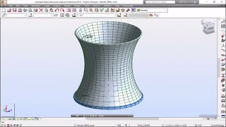 Exercise 10  Part 2  Shell Structures Robot Structural Analysis [upl. by Etnod]