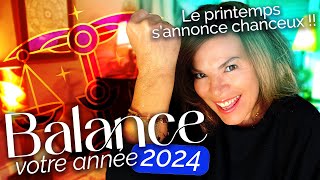 2024 Pour les Balance ♎️  Le printemps sannonce chanceux 🍀💐✨ [upl. by Ttirb]