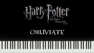 Harry Potter 7  Obliviate Synthesia Piano [upl. by Aninotna231]