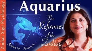 Aquarius zodiac sign personality psychology love work [upl. by Ahseinar]