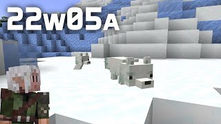 Whats New in Minecraft Snapshot 22w05a Fixed Water and Saved Foxes [upl. by Nueovas]