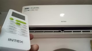 Intex 2 Ton Inverter AC All Function And Mode Explain in Hindi [upl. by Janot]