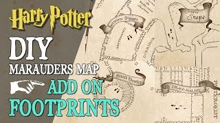 DIY Marauders Map AddOn Footprints [upl. by Barthelemy]