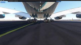 A380X Fly by Wire Kuwait OKBK para Dubai OMDB [upl. by Wyn]