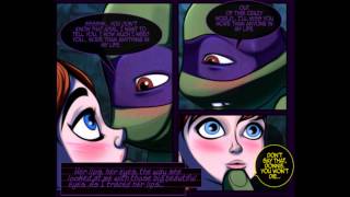 TMNT 2012 Donnie and April Fan Comic 1 [upl. by Arvo445]