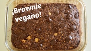 Brownie vegano  Receta sana y fácil [upl. by Aidua]