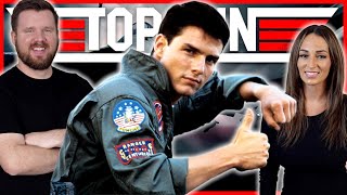 My wife watches TOP GUN for the FIRST time  Movie Reaction [upl. by Notlrak380]