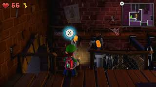 How to Get Across the Beams in C3 Roadhouse Brawl at Old Clockworks in Luigis Mansion 2 HD [upl. by Dutch]