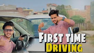 First time drive😱  hamza rajpoot  comedy vlogs❤️ [upl. by Emelia756]