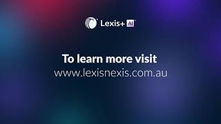 Introduction to Lexis AI for Australian Barristers [upl. by Ddarb]