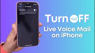 How to Turn OFF Voicemail on iPhone [upl. by Margareta]