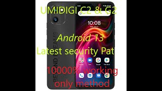 UMIDIGI C2 G2 GOOGLE ACCOUNT UNLOCK frp bypass Android 13 latest 1000 only Method by unlocktool [upl. by Inilahs]