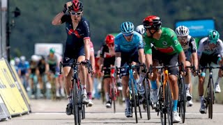 INSANE Photo Finish On Criterium du Dauphine Stage 5 [upl. by Drawdesemaj]