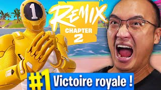 JAI ENFIN MON PREMIER TOP 1 SUR FORTNITE CHAPITRE 2 REMIX [upl. by Nahtanaoj]